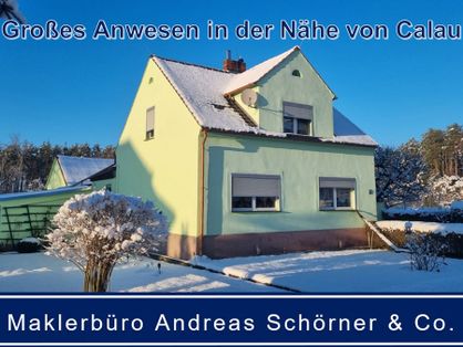Einfamilienhaus auf großem Grundstück in Gollmitz bei Calau/Niederlausitz